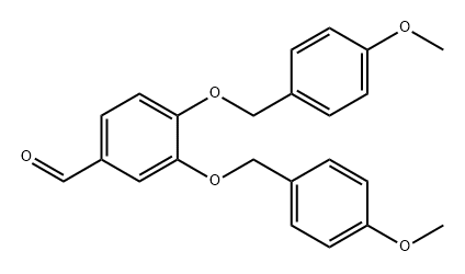 Benzaldehyde, 3,4-bis[(4-methoxyphenyl)methoxy]- Struktur