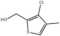 2-Thiophenemethanol, 3-chloro-4-methyl- Struktur