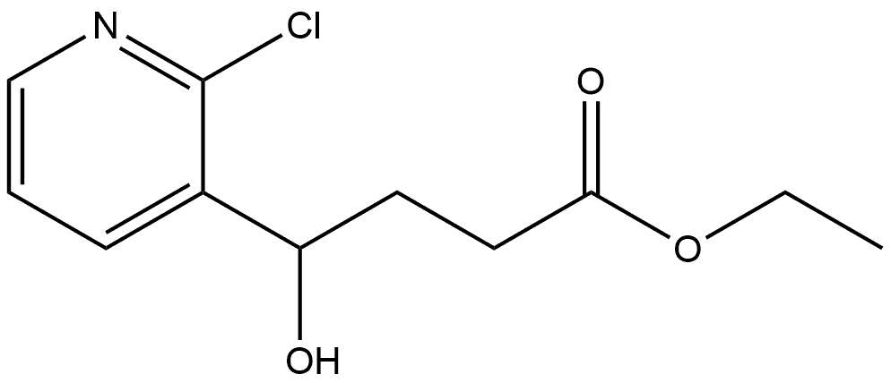 3-Pyridinebutanoic acid, 2-chloro-γ-hydroxy-, ethyl ester