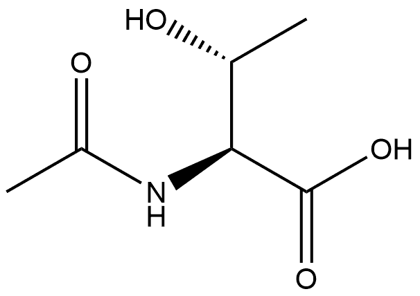 Threonine, N-acetyl-, DL- (7CI) Struktur