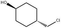 Cyclohexanol, 4-(chloromethyl)-, trans- Struktur