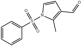 1H-Pyrrole-3-carboxaldehyde, 2-methyl-1-(phenylsulfonyl)- Struktur