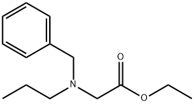 Glycine, N-(phenylmethyl)-N-propyl-, ethyl ester Struktur