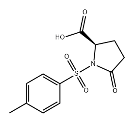 D-Proline, 1-[(4-methylphenyl)sulfonyl]-5-oxo- Struktur