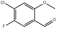 Benzaldehyde, 4-chloro-5-fluoro-2-methoxy- Struktur