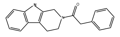 Ethanone, 2-phenyl-1-(1,3,4,9-tetrahydro-2H-pyrido[3,4-b]indol-2-yl)- Struktur