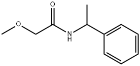 2-methoxy-N-(1-phenylethyl)acetamide Struktur