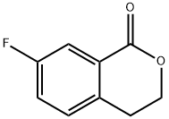 1H-2-Benzopyran-1-one, 7-fluoro-3,4-dihydro- Struktur