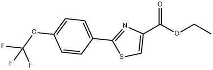 4-Thiazolecarboxylic acid, 2-[4-(trifluoromethoxy)phenyl]-, ethyl ester