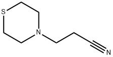 4-THIOMORPHOLINEPROPANENITRILE Struktur