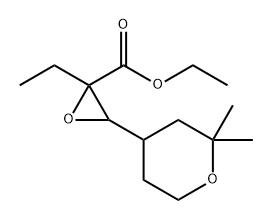 2-Oxiranecarboxylic acid, 2-ethyl-3-(tetrahydro-2,2-dimethyl-2H-pyran-4-yl)-, ethyl ester