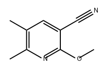 3-Pyridinecarbonitrile, 2-methoxy-5,6-dimethyl- Struktur