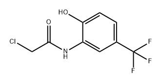 Acetamide, 2-chloro-N-[2-hydroxy-5-(trifluoromethyl)phenyl]- Struktur