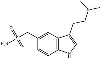 1H-Indole-5-methanesulfonamide, 3-[2-(dimethylamino)ethyl]- Struktur