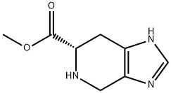 1H-Imidazo[4,5-c]pyridine-6-carboxylic acid, 4,5,6,7-tetrahydro-, methyl ester, (6S)- Struktur