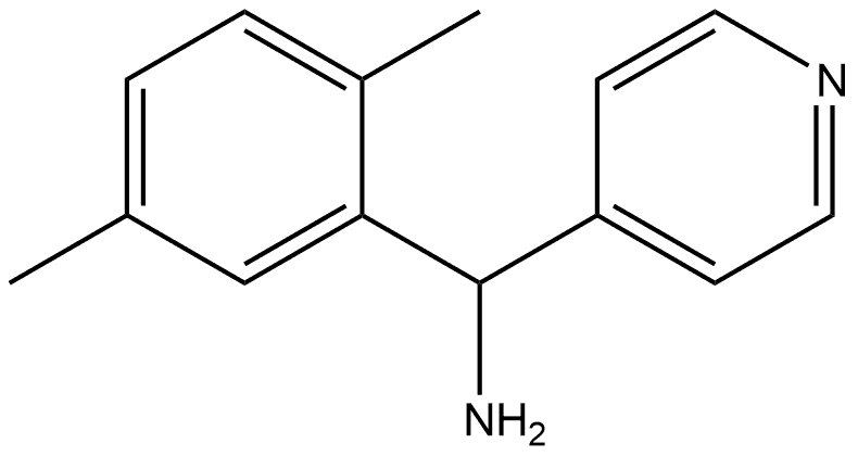 C-(2,5-DIMETHYL-PHENYL)-C-PYRIDIN-4-YL-METHYLAMINE Struktur