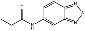 N-2,1,3-BENZOTHIADIAZOL-5-YLPROPANAMIDE Struktur