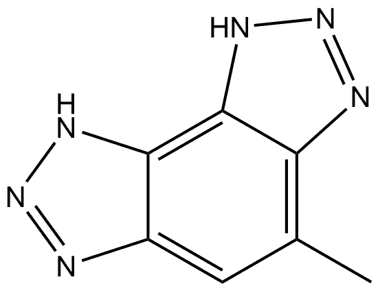 4-METHYL-1,8-DIHYDRO-BENZO[1,2-D:3,4-D']BISTRIAZOLE Struktur