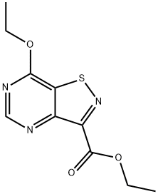 ETHYL 7-ETHOXYISOTHIAZOLO[4,5-D]PYRIMIDINE-3-CARBOXYLATE Struktur