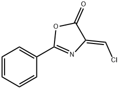 5(4H)-Oxazolone, 4-(chloromethylene)-2-phenyl-, (4Z)- Struktur