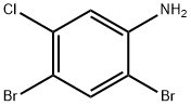 2,4-dibromo-5-chloroaniline Struktur