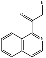 Ethanone, 2-bromo-1-(1-isoquinolinyl)- Struktur