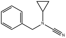 Cyanamide, N-cyclopropyl-N-(phenylmethyl)- Struktur