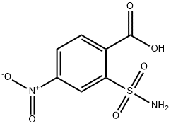 Benzoic acid, 2-(aminosulfonyl)-4-nitro- Struktur