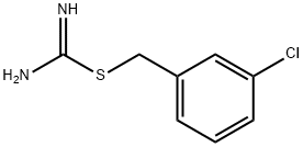 Carbamimidothioic acid, (3-chlorophenyl)methyl ester Struktur