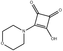 3-Cyclobutene-1,2-dione, 3-hydroxy-4-(4-morpholinyl)- Struktur