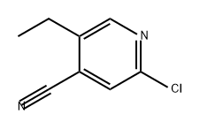 4-Pyridinecarbonitrile, 2-chloro-5-ethyl- Struktur