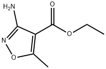 4-Isoxazolecarboxylic acid, 3-amino-5-methyl-, ethyl ester Struktur