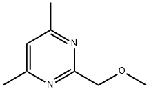 Pyrimidine, 2-(methoxymethyl)-4,6-dimethyl- Struktur