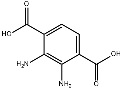 1,4-Benzenedicarboxylic acid, 2,3-diamino- Struktur