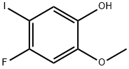 Phenol, 4-fluoro-5-iodo-2-methoxy- Struktur