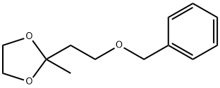 1,3-Dioxolane, 2-methyl-2-[2-(phenylmethoxy)ethyl]- Struktur