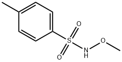 Benzenesulfonamide, N-methoxy-4-methyl- Struktur