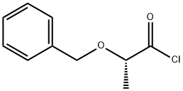 Propanoyl chloride, 2-(phenylmethoxy)-, (2S)- Struktur