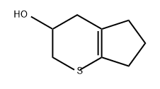 Cyclopenta[b]thiopyran-3-ol, 2,3,4,5,6,7-hexahydro- Struktur