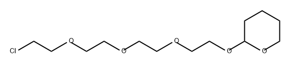 2H-Pyran, 2-[2-[2-[2-(2-chloroethoxy)ethoxy]ethoxy]ethoxy]tetrahydro- Struktur