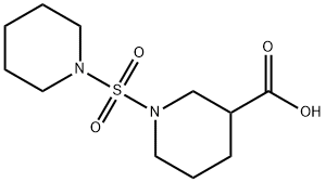 3-Piperidinecarboxylic acid, 1-(1-piperidinylsulfonyl)- Struktur