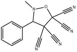 4,?4,?5,?5-?Isoxazolidinetetraca?rbonitrile, 2-?methyl-?3-?phenyl- (9CI) Struktur