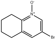 Quinoline, 3-bromo-5,6,7,8-tetrahydro-, 1-oxide Struktur