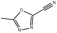 5-Methyl-1,3,4-oxadiazole-2-carbonitrile Struktur