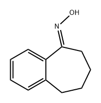 5H-Benzocyclohepten-5-one, 6,7,8,9-tetrahydro-, oxime, (5E)- Struktur