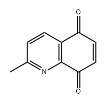 5,8-Quinolinedione, 2-methyl- Struktur