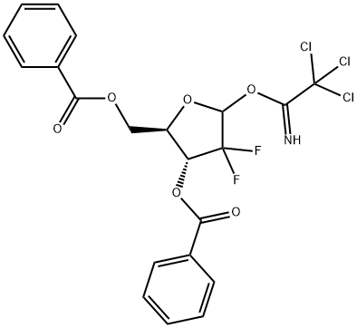 D-erythro-Pentofuranose, 2-deoxy-2,2-difluoro-, 3,5-dibenzoate 1-(2,2,2-trichloroethanimidate)