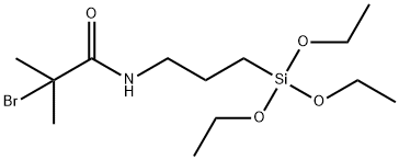 Propanamide, 2-bromo-2-methyl-N-[3-(triethoxysilyl)propyl]- Struktur