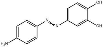 1,2-Benzenediol, 4-[2-(4-aminophenyl)diazenyl]- Struktur