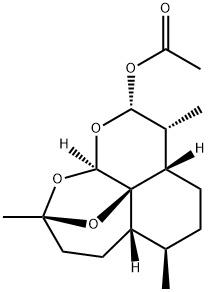 Deoxydihydroartemisinin Acetate Struktur